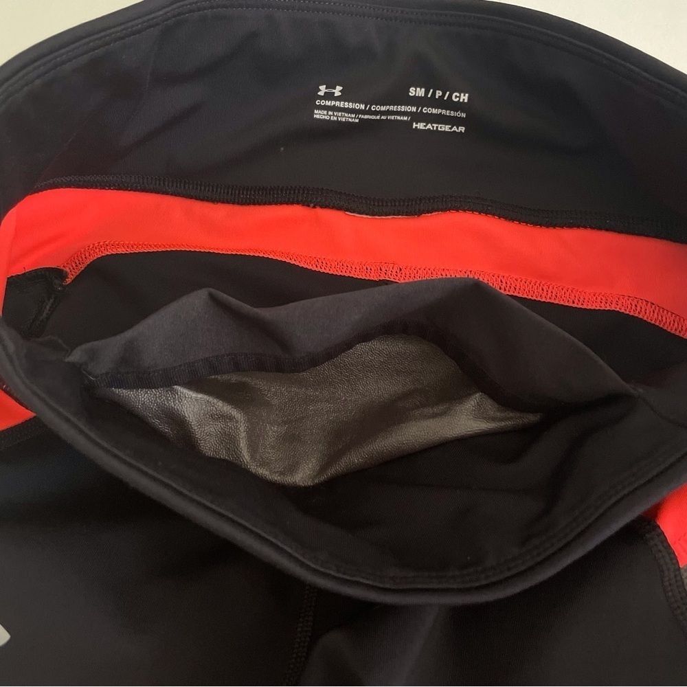 Under Armour HeatGear Compression Legging S/M Color Block Athleisure Activewear - Picture 9 of 13